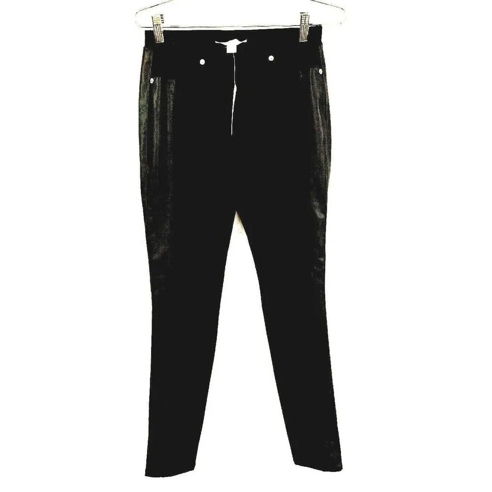 ￼Michael Kors basics skinny leg leggings pants black size 4 NWT $130